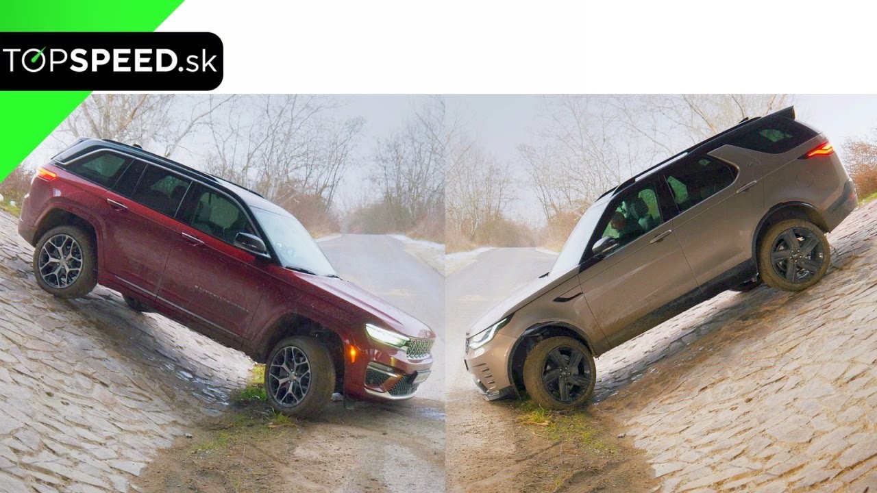 Test Jeep GrandCherokee 4xe a LandRover Discovery D250 - najterénnejšie SUVéčka?