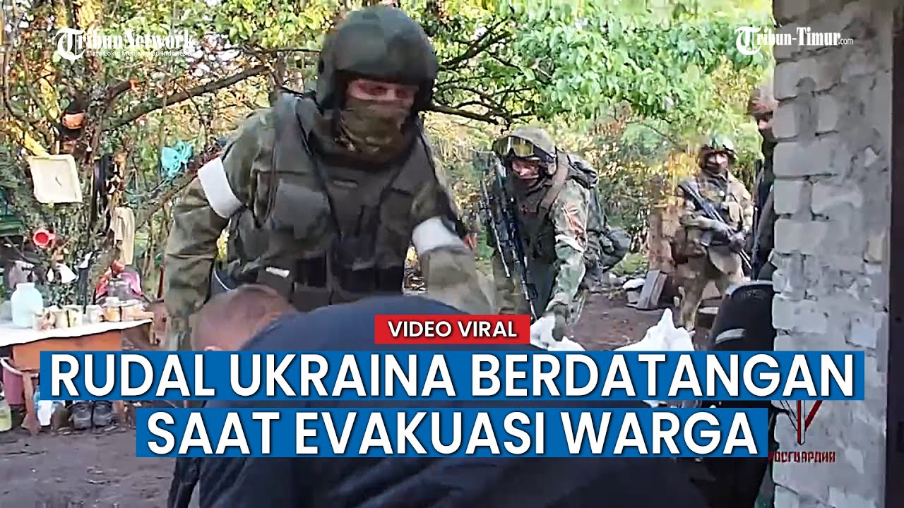 Detik-detik Rudal Ukraina Berdatangan Saat Pasukan Rusia Evakuasi Warga