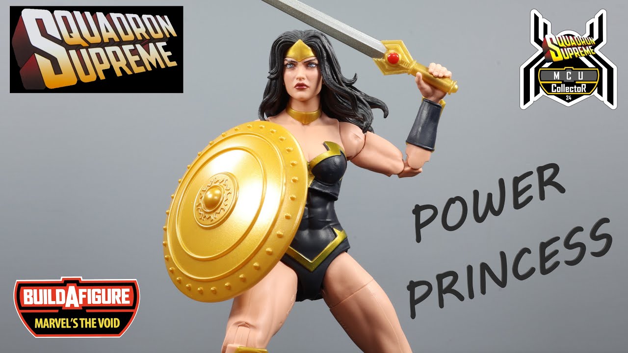 Marvel Legends SQUADRON SUPREME POWER PRINCESS Avengers The Void BAF Wave Comic Figure Review