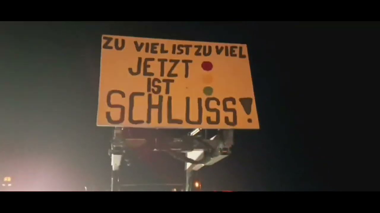 Stralsund-Treckerdemo am Ozeaneum am 31,01,2024 Teil. 1