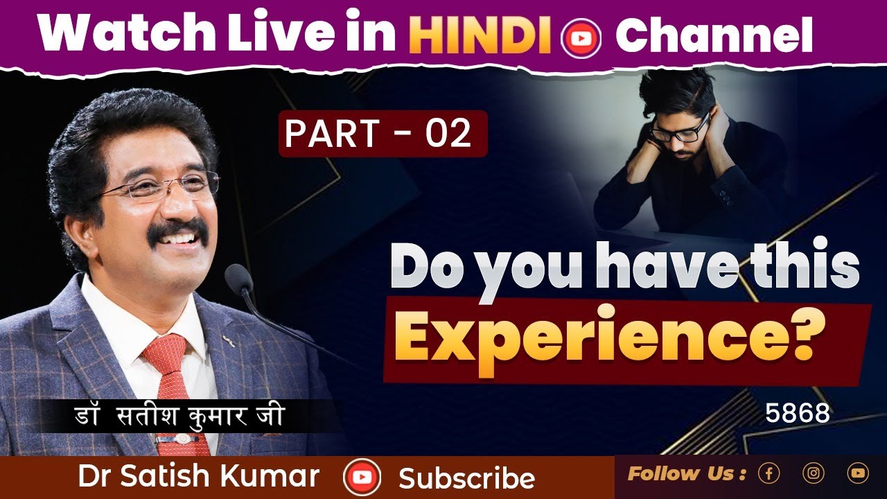 Every Day With God Hindi |11_May_2023| #DrSatishKumarHindi | #CalvaryTempleLive
