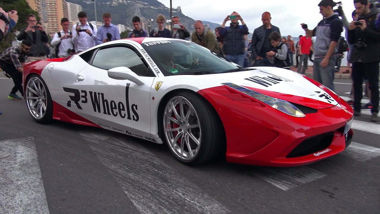 Ferrari 458 Speciale w/ Fi Exhaust Spitting Flames!