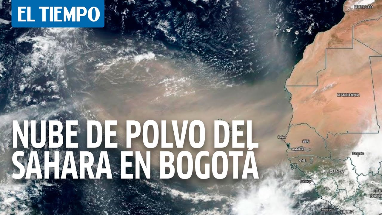 Gran nube de polvo del desierto del Sahara llega a Bogot&aacute;