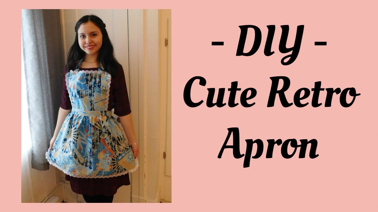1970's DIY Cute Retro Apron | Paula Venvera