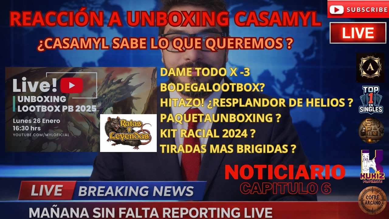 REACCION UNBOXING LOOTBOX CASAMYL