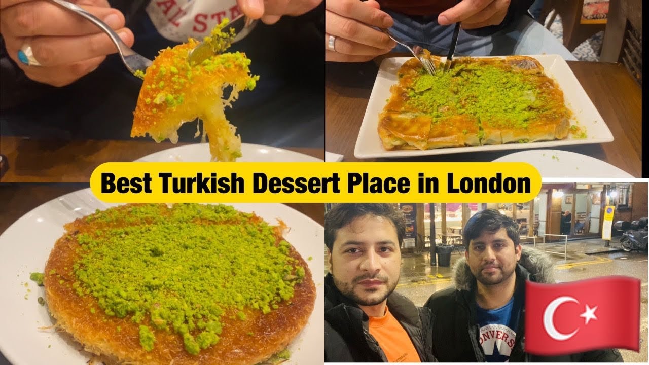 Trying Turkish Dessert in London first Time | ANTEPLiLER London Visit | Food Reviews and Making