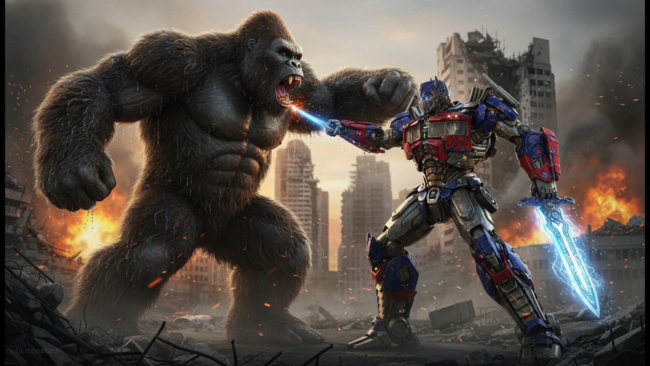 The Beast vs The Machine: King Kong Battles Optimus Prime
