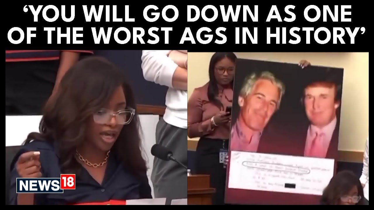 Rep Jasmine Crockett Slams DOJ Leadership Over Alleged Corruption And Epstein Files | N18G