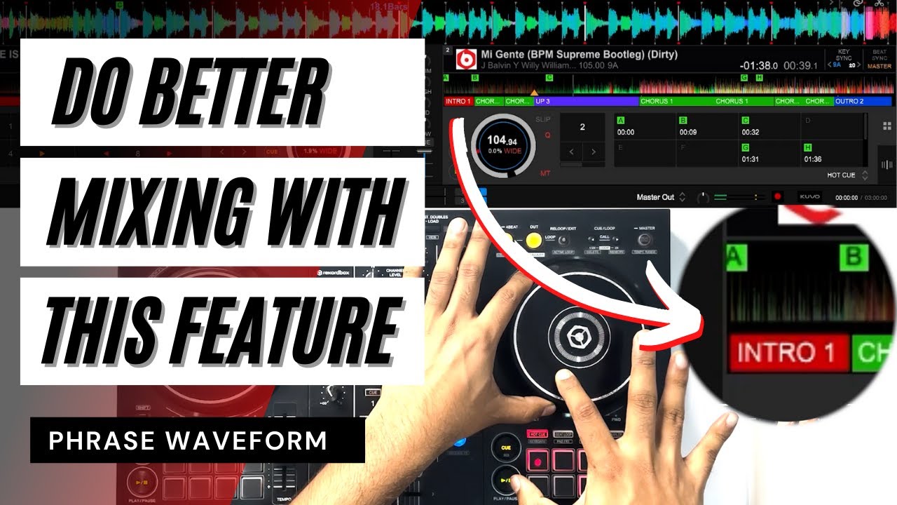 DO BETTER MIXING WITH PHRASE WAVEFORM in Rekordbox | Phrase analyzing & EDITING DJ Tutorial