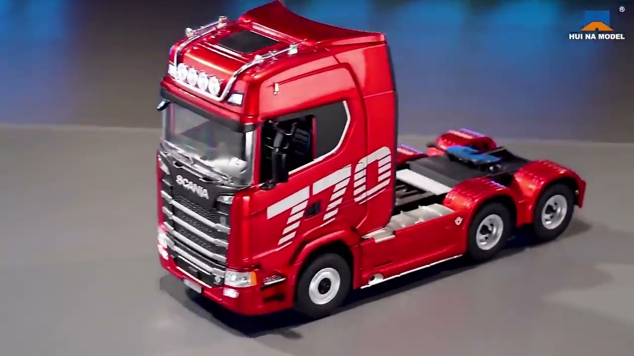 Huina RC modelo camión juguetes para adultos | 19 Canales Camiones Scania 770 Modelo de Auto Juguete