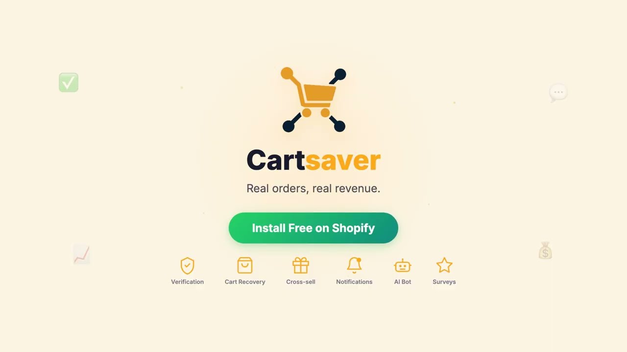 Stop Losing Money to Fake COD Orders &mdash; CartSaver for Shopify (WhatsApp + AI)