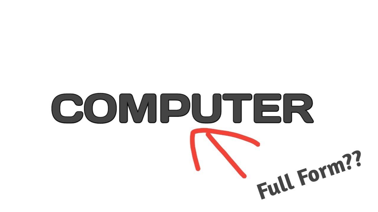 What is the full form of Computer?? | Tech with Pratyush