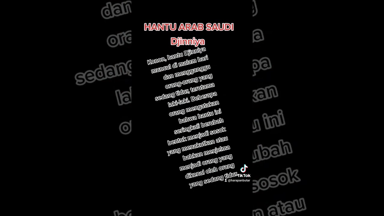 Hantu Arab Saudi 