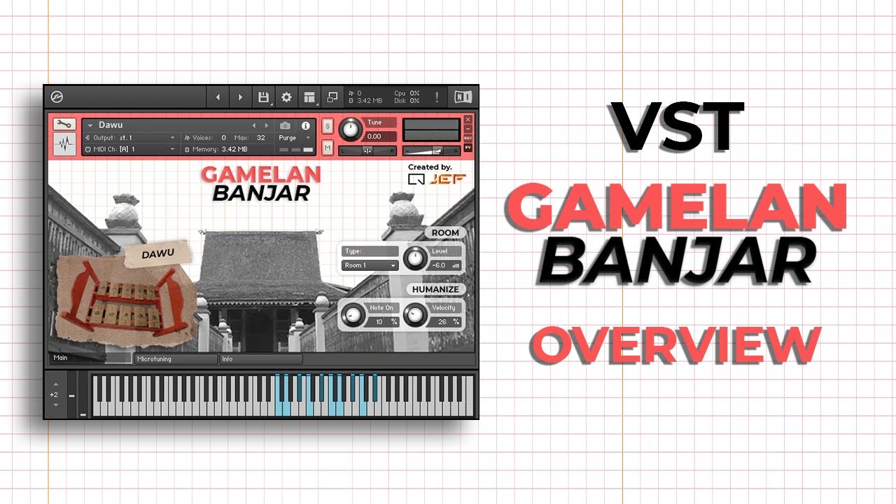 Gratis Download VST Gamelan Banjar - Overview