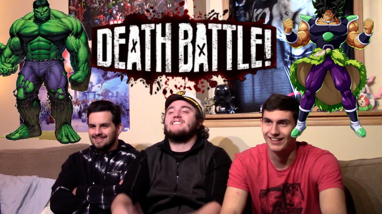 Custodians REACT to HULK vs BROLY DEATH BATTLE (a reaction we made because we're nerds)