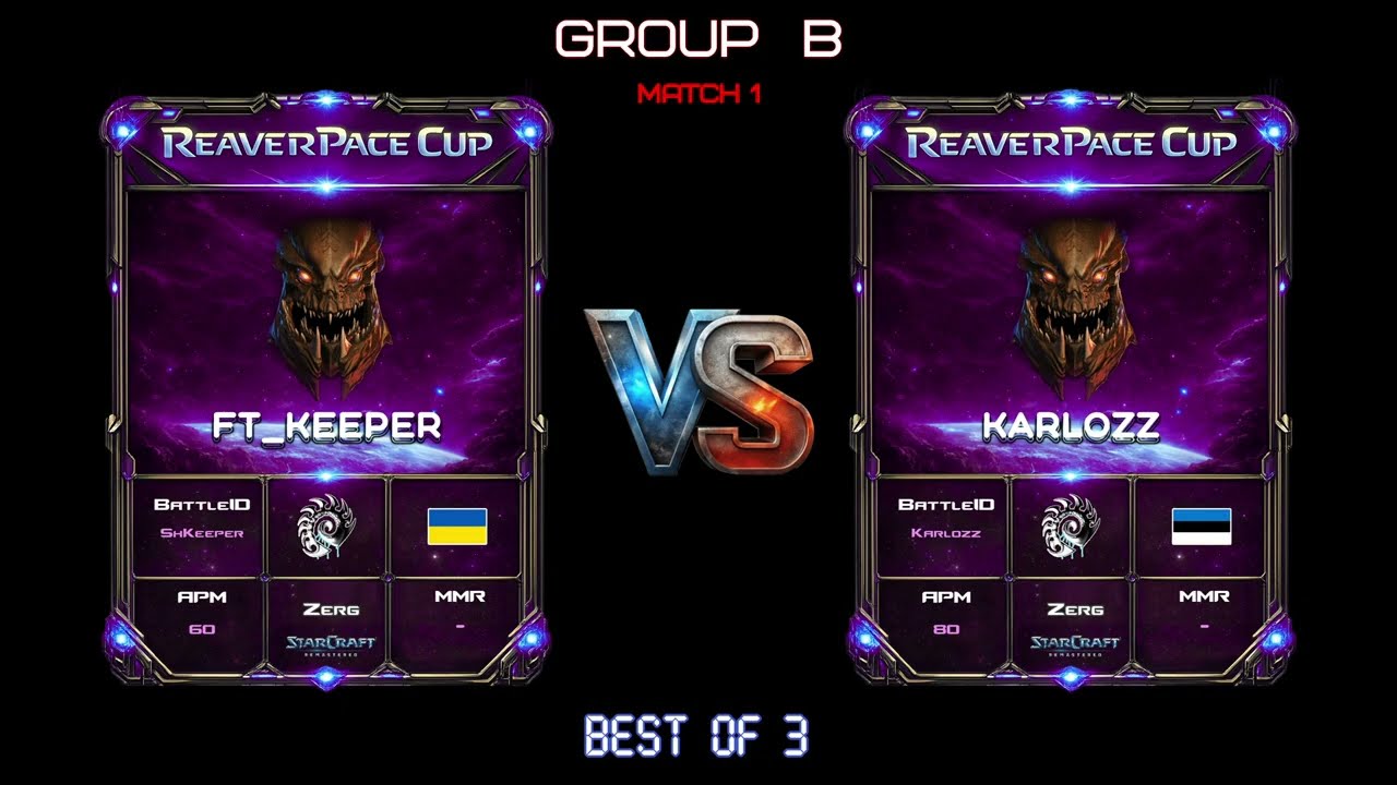 [Group B] Match 1 Karlozz vs Keeper