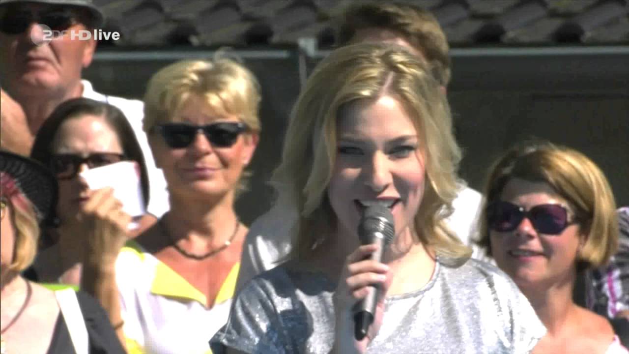 Laura Wilde - Blumen im Asphalt - ZDF Fernsehgarten 11.09.2016