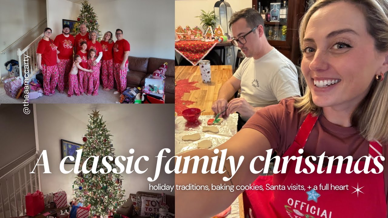 A 90s-Style Family Christmas | Baking, Santa Morning, & Being All Together