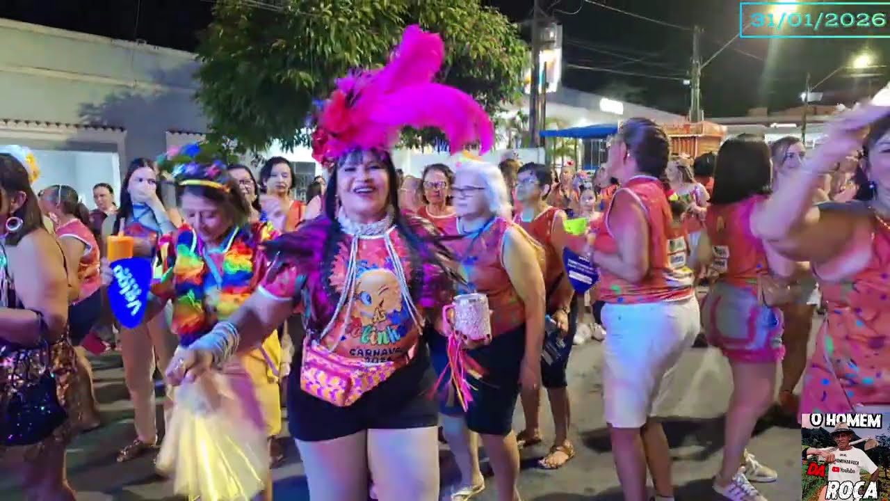 ABERTURA DO CARNAVAL 2026 COM O BLOCO DAS TOLINHAS EM #SANTANA DO #IPANEMA-AL 