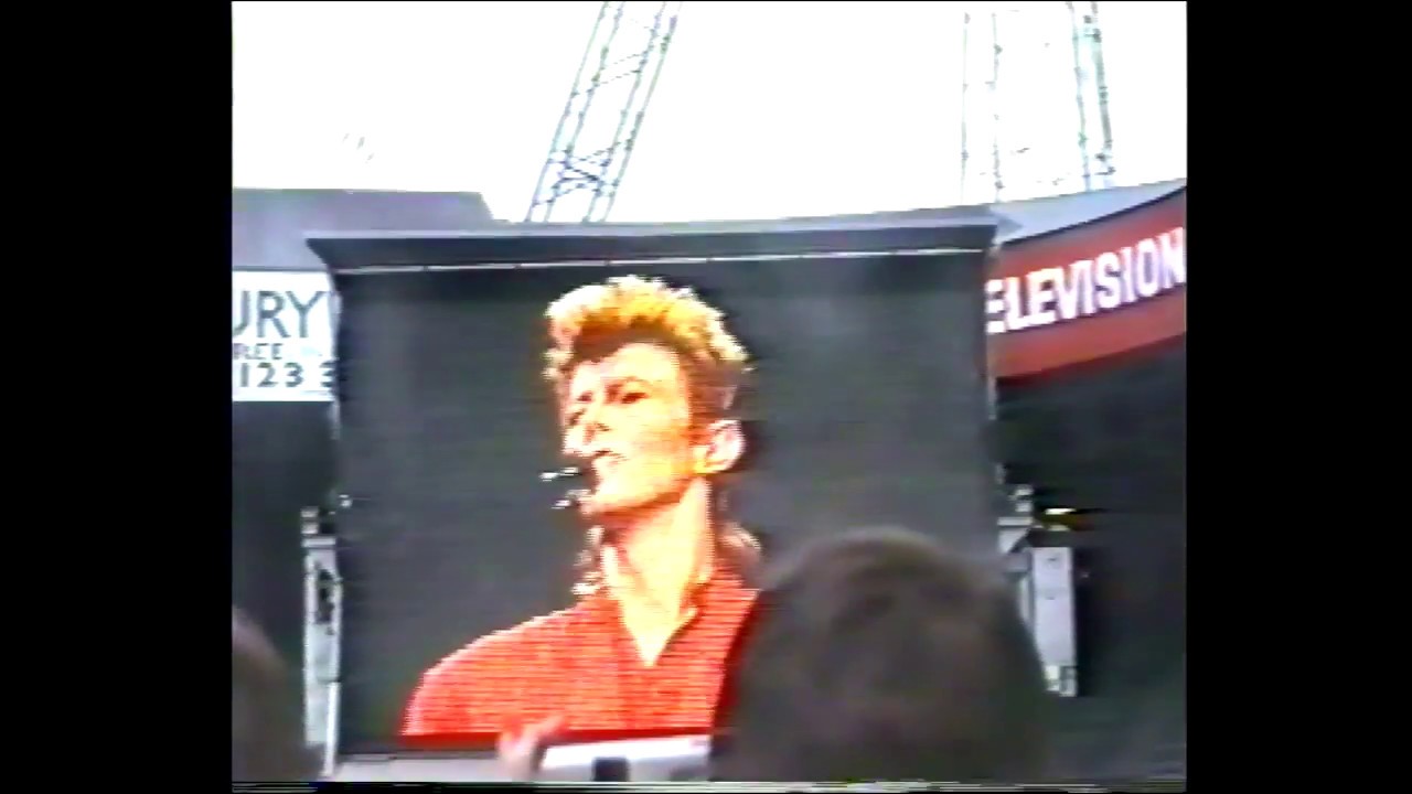 David Bowie - Absolute Beginners Live Manchester, Maine Road 05.07.87