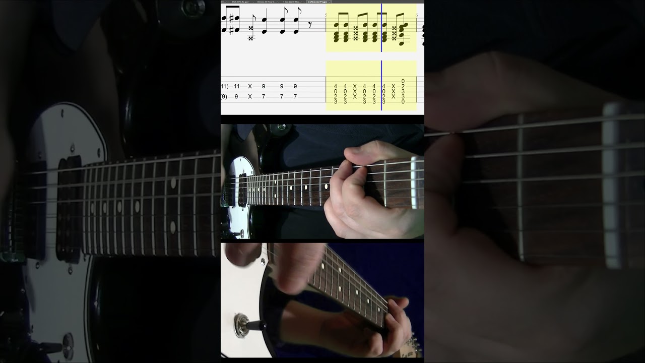 Guitar Tab Coffee and TV by Blur 
