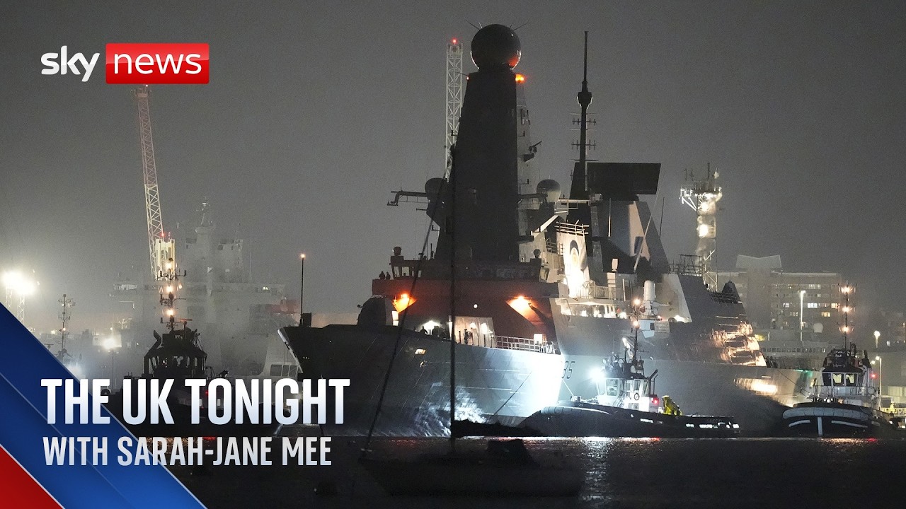 UK warship won't be deployed to Cyprus until next week | The UK Tonight with Sarah-Jane Mee