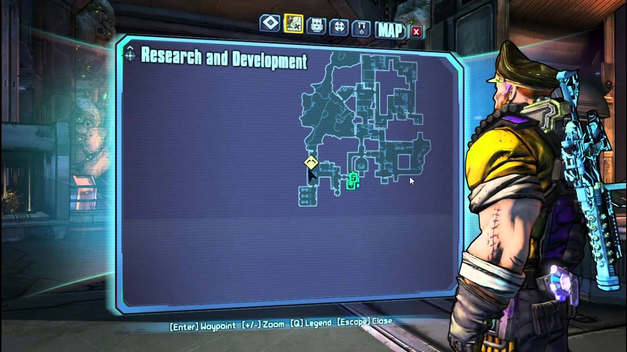 Borderlands: The Pre-Sequel Research and Development Slam Pads Secret - BENJAMIN BLUE!