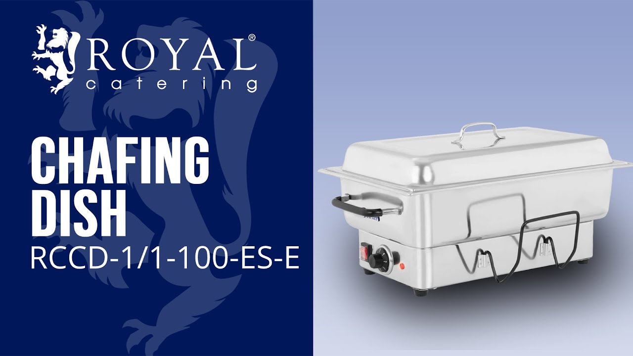 Chafing Dish Royal Catering RCCD-1/1-100-ES-E | Produktpräsentation
