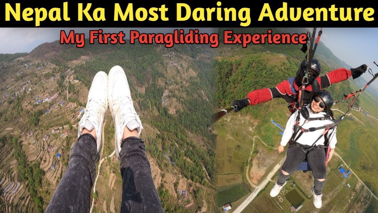 Nepal Ka Most Daring Adventure | My First Time Paragliding from Sarangkot to Phewa Lake 🪂