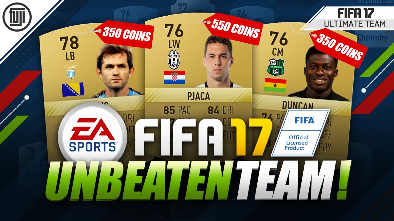 FIFA 17 UNBEATEN STARTER TEAM!!! - FIFA 17 Ultimate Team
