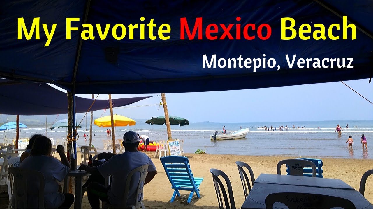 A Relaxing Laidback Beach Experience: Montepio, Veracruz Mexico