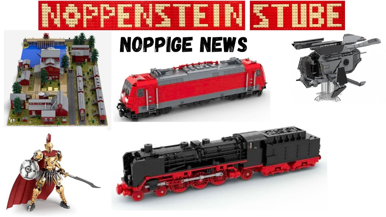 Klemmbaustein Neuheiten bei LesDiy, Barweer und Blue Brixx | Eisenbahn riesige MOCs und mehr