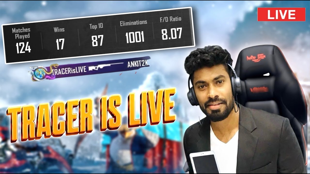 TRACER IS LIVE 1V4 🔥 BGMI NEW UPDATE LETS PLAY 4.1 l IPAD PRO M4 🥳
