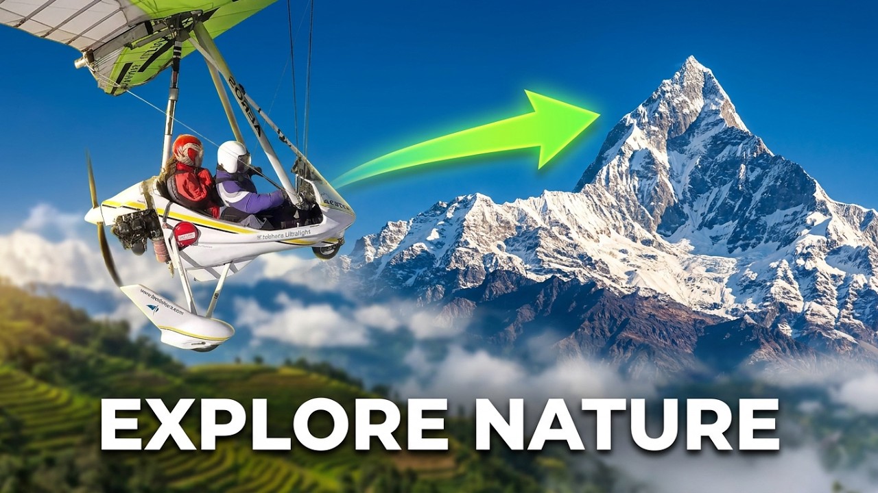 Ultralight Flight Pokhara 🇳🇵