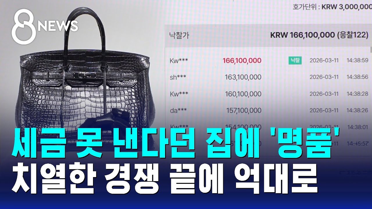 세금 못 낸다던 집에 '명품'…치열한 경쟁 끝에 억대로 / SBS 8뉴스