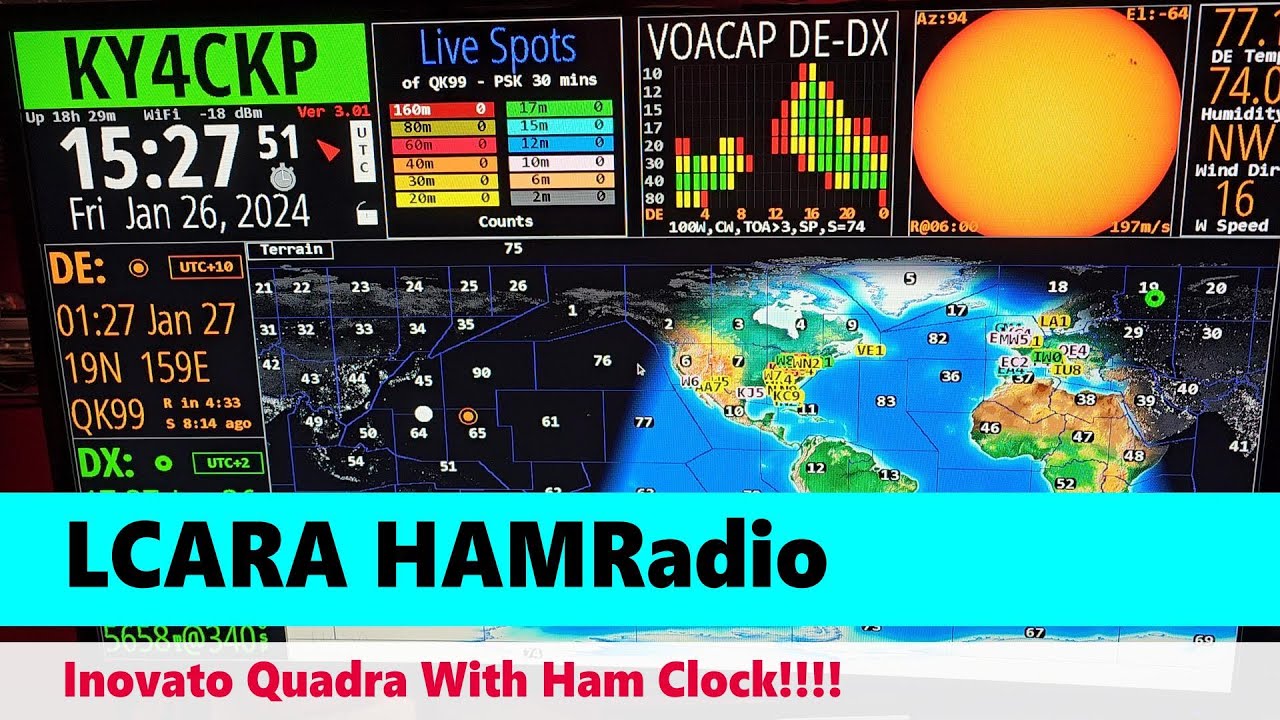 LCARA HAM Radio: Часы для любителей Inovato Quadra Running Ham!!!!