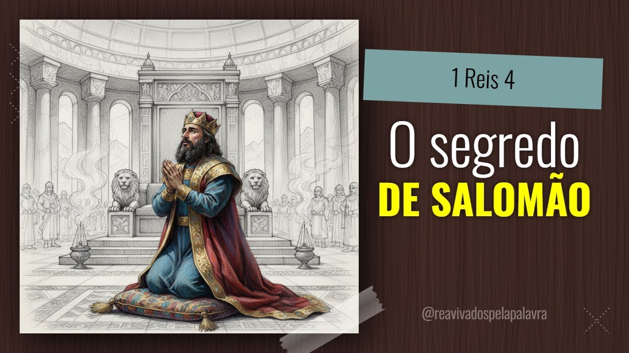 O segredo para alcançar a sabedoria | 1 Reis 4 | #RPSP