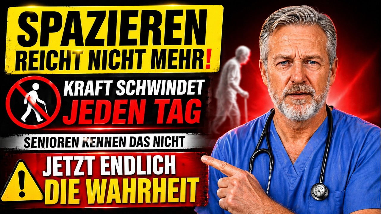 Ärzte erklären: Warum Senioren trotz täglichem Gehen immer schwächer werden