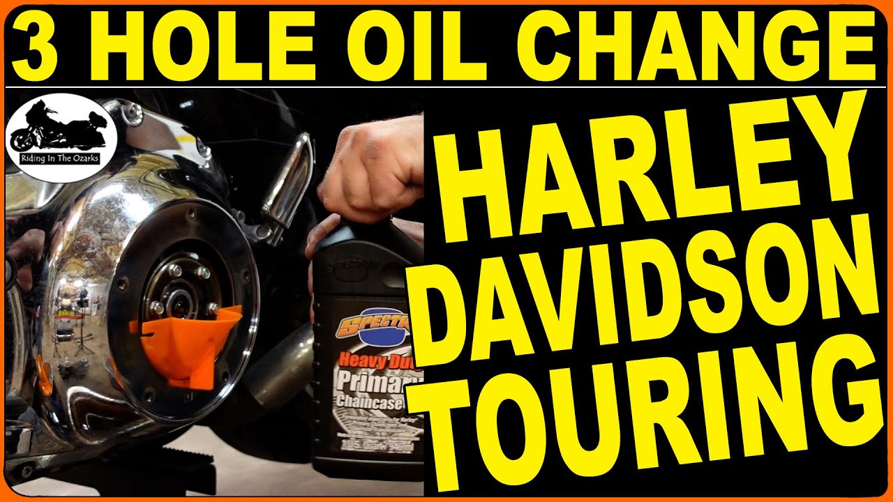 3 Hole Oil Change HARLEY DAVIDSON  Twin Cam TOURING Models!