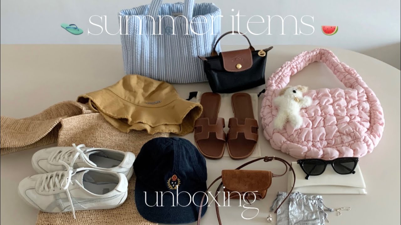 ᵁᶰᵇᵒˣᶤᶰᵍ📦 너 T야? 큐티 프리티! 🩷 코디 아이템 | 신발, 가방, 모자 13개 내돈내산 언박싱