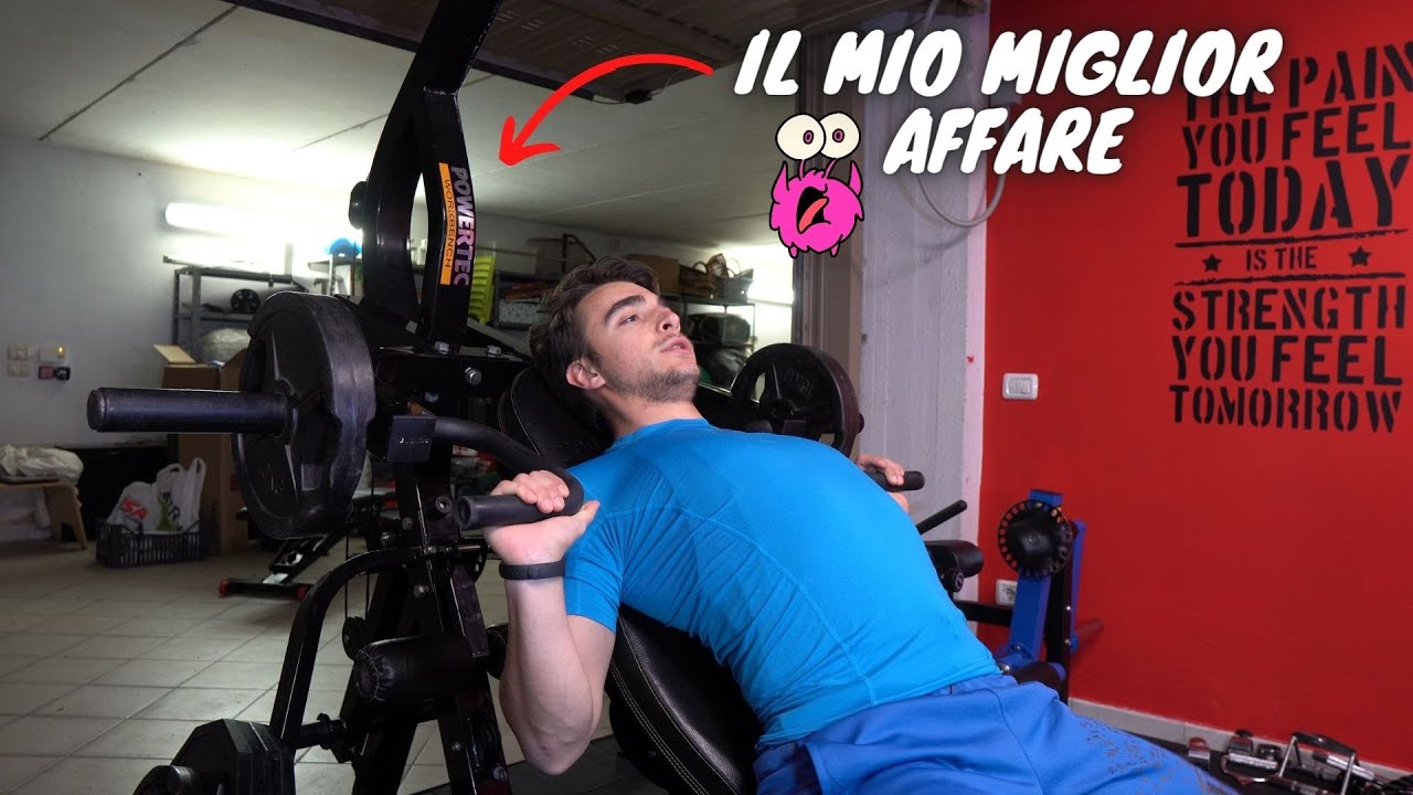 IL MIGLIOR AFFARE DI SEMPRE PER LA MIA HOME GYM🔥 || POWERTEC WORKBENCH LEVERGYM