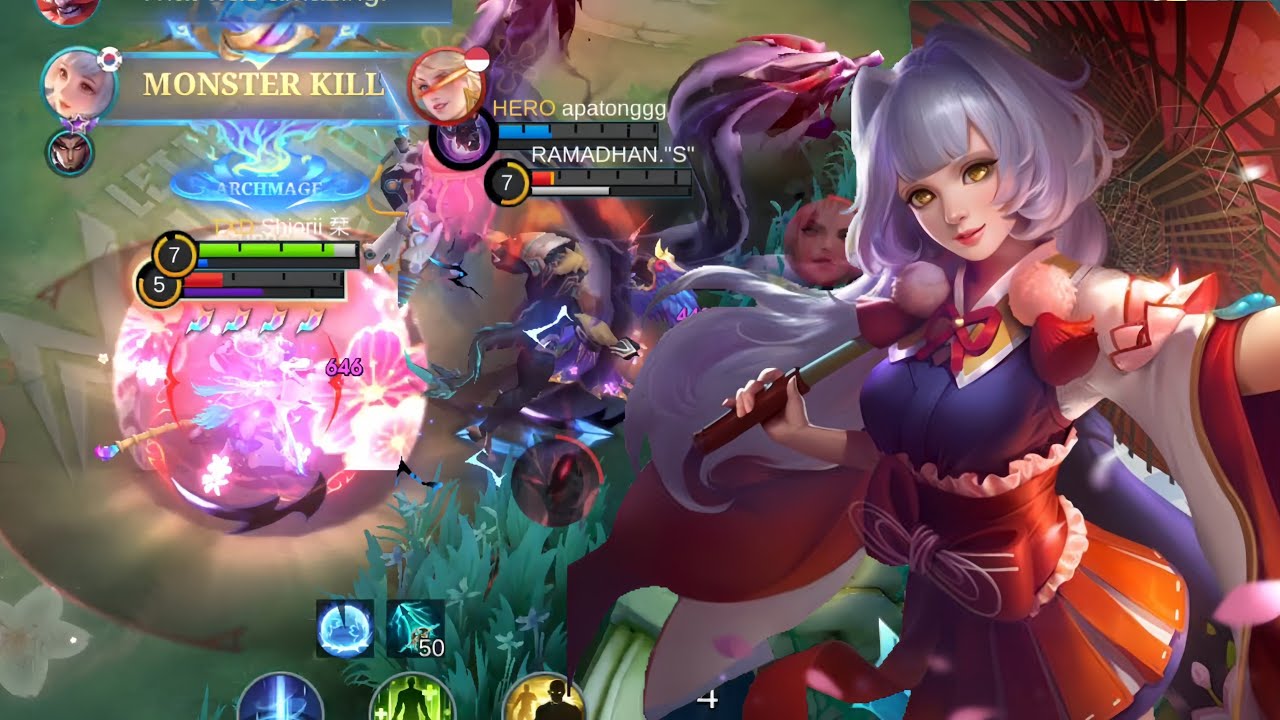 Идеальная игра с Кагурой Черри (Ведьмой) | Mobile Legends