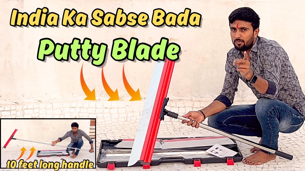 India ka Sabse Bade Putty Blade | 32 Putty Knife Unboxing | Wall Painting Work tools