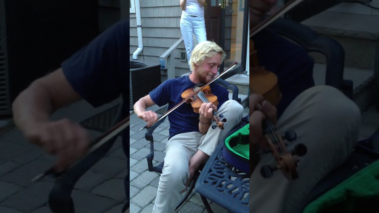 Matthew. a professional musician, fiddling for fun