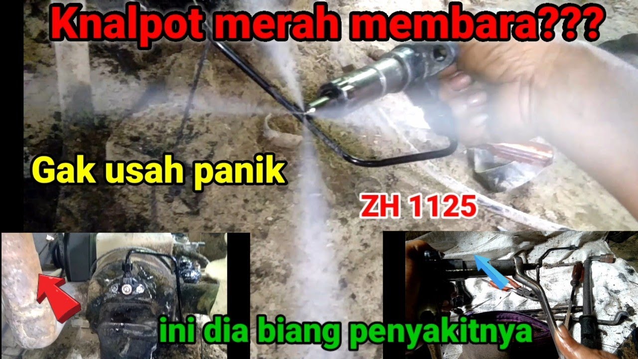 salah satu penyebab knalpot merah menyala / Ananda diesel