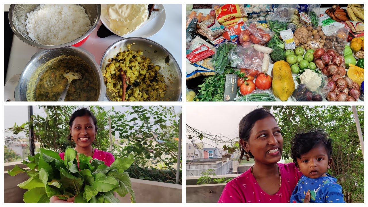 Huge grocery shopping haul for a family of 10/Terrace garden harvest and cooking