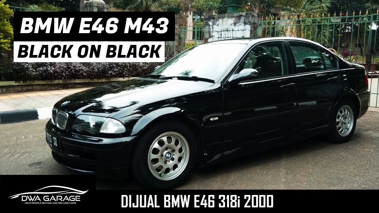 BMW E46 318i M43 BLACK ON BLACK, Mulus (SOLD)