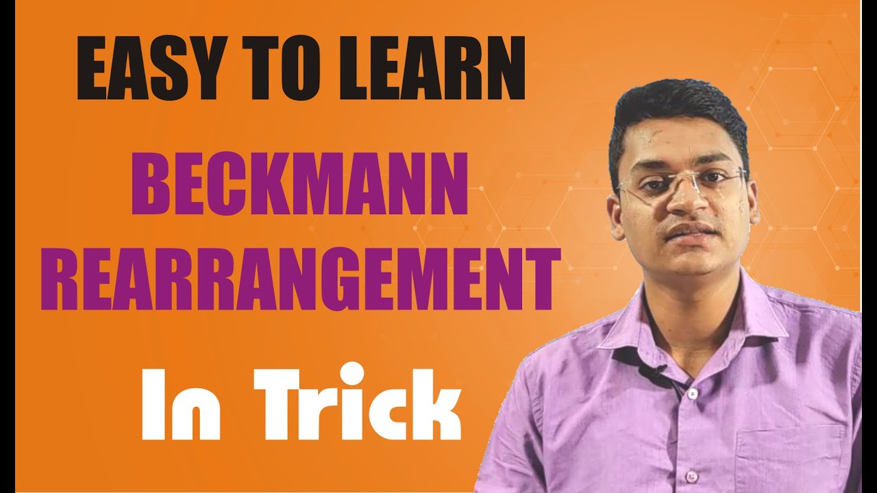 EASY TO LEARN BECKMANN REARRANGEMENT || NAMED REACTION || ORGANIC CHEMISTRY