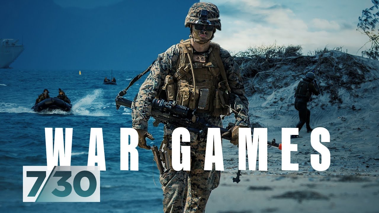 Massive war games prepare for possible superpower showdown in our region | 7.30