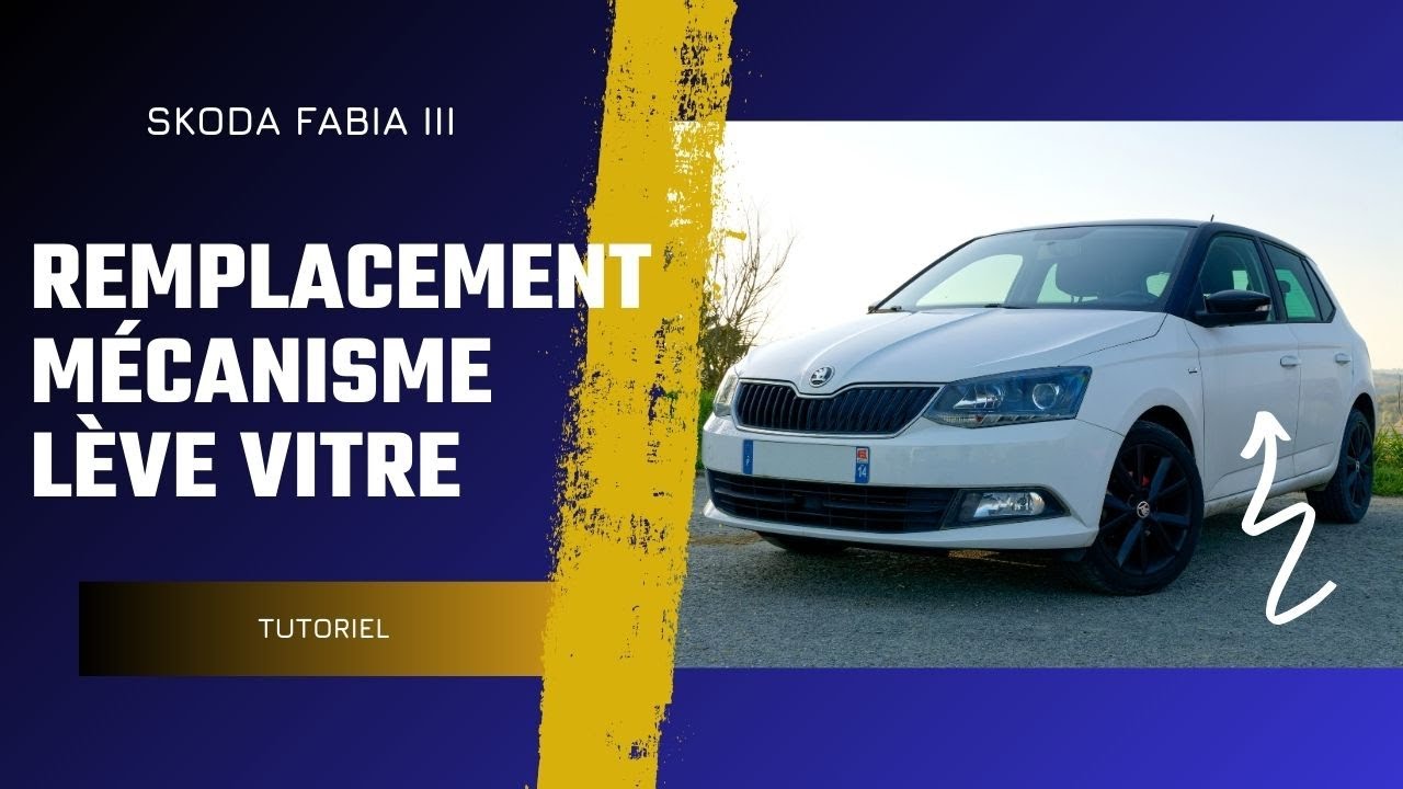 Tuto démontage panneau de porte Skoda Fabia mk3
